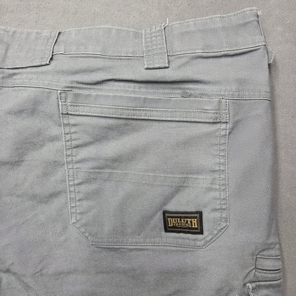 Duluth Trading Co Mens 46 Gray Dryflex Fire Hose Relaxed Fit Cargo Shorts